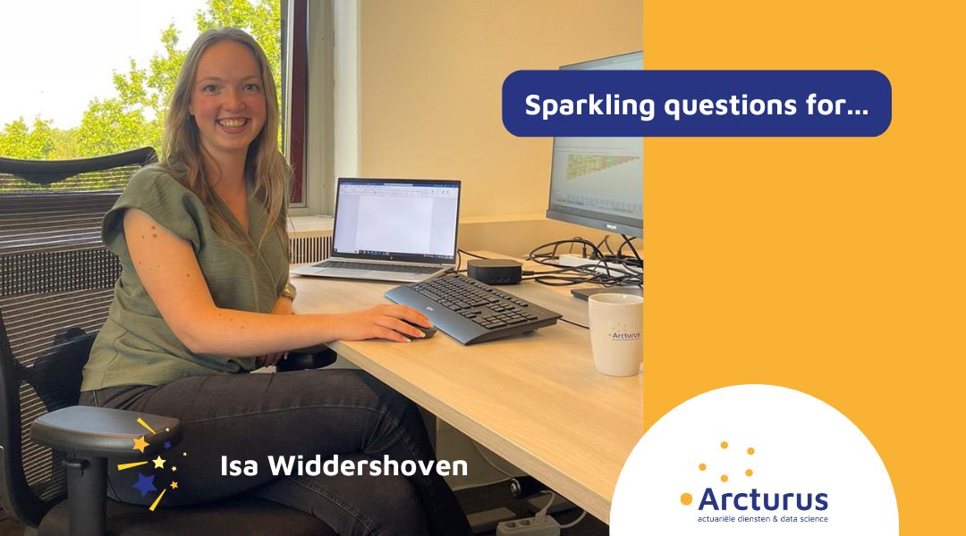 Sparkling questions for Isa Widdershoven, junior actuary